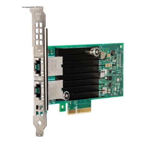 Intel X550-T2 Ethernet 10000 Mbit/s intern – Netzwerkkarten (intern, kabellos, PCI Express, Ethernet, 10000 Mbit/s, Grün, Silber)