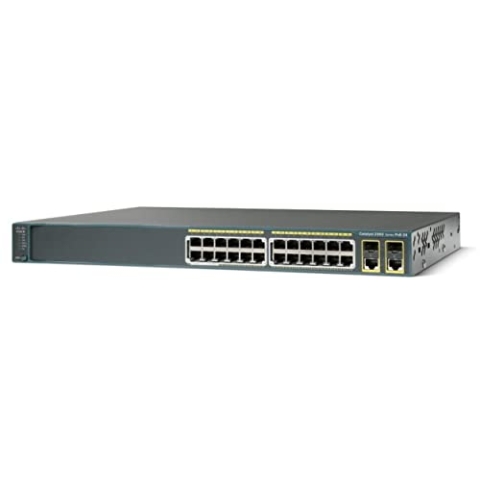 Cisco WS-C2960+24PC-L Catalyst 2960 Plus Gigabit Ethernet Switch (24-Port, RJ-45, SFP)