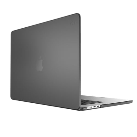 Speck SmartShell MacBook Air 15 Zoll (2023) Hülle Ultradünne Kratzfeste Hartschale Hülle Obsidian/Sweater Grau