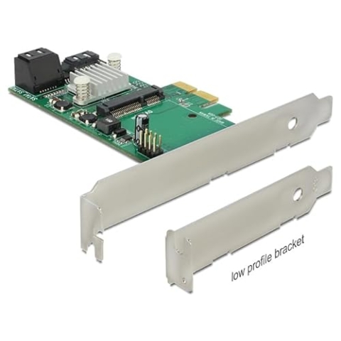 DeLOCK 89371 interne mSATA, SATA Karte und Schnittstellen-Adapter – Karten und Adapter von Schnittstellen (PCIe, mSATA, SATA, 0, 1, 6 Gbit/s, Grün, Silber, Windows 7 Home Basic, Windows 7 Home Basic X64, Windows 7 Home Premium, Windows 7 Home Pr