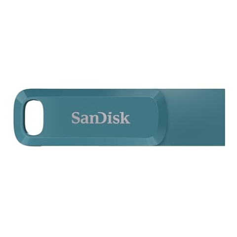 SanDisk 1 TB Ultra Dual Drive Go USB Type-C Flash-Laufwerk mit beidseitig einsteckbaren USB Typ-C- und Typ-A-Steckverbindern für Smartphones, Tablets, Macs und PCs - Navagio Bay