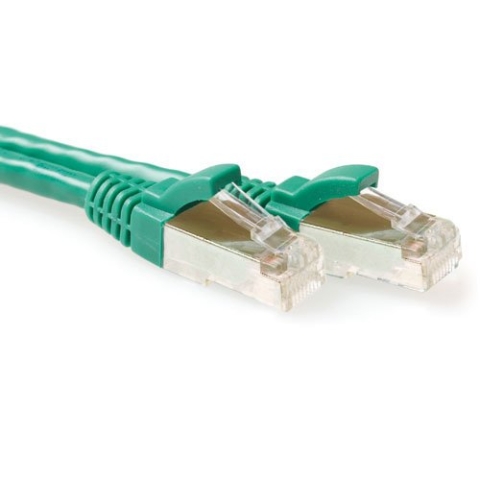 ACT FB7720 Netzwerkkabel 20m Cat6a S/FTP (S-STP) grün - Netzwerkkabel (20m, Cat6a, S/FTP (S-STP), RJ-45, RJ-45, Grün)