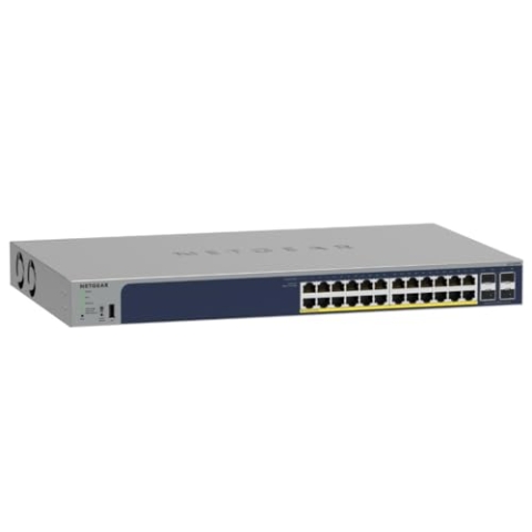 NETGEAR (GS108MX) Switch10GB Ethernet, 10G Multi-Gigabit Ports, 1 Multi Gig SFP+ Ports, Prosafe Protection, Perfect Lifetime Support, Desktop or Rackable Position