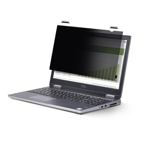 StarTech.com 15,6 Zoll 16:9 Touch Laptop Sichtschutz, Sichtschutzfolie, Notebook Blickschutzfilter/Blaulichtfilter, Flip-Up