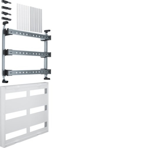 Hager UD32B1 Zubehör Rack-Rack – Zubehör (weiß, 1 Stück (S), Hager universN, 500 mm, 125 mm, 450 mm)