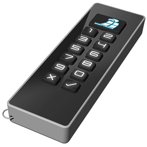 Kobra USB-C Stick 32GB mit Hardware Verschlüsselung und PIN-Eingabe über Tastenfeld, in Deutschland entwickelt und hergestellt, Gussgehäuse, FIPS 197