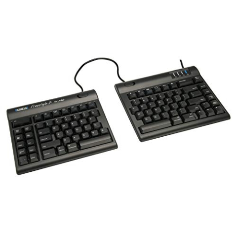 R-GO Tools Kinesis Freestyle 2 22,9 cm (9 Zoll) QWERTY-Tastatur für Mac schwarz