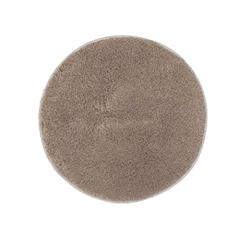 Kleine Wolke 5405271521 Badteppich Relax, 100 cm rund, Taupe