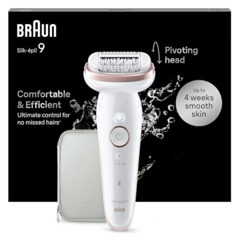 Braun Silk-épil 9 Silk·épil 9 40 pince(s) Or, Blanc
