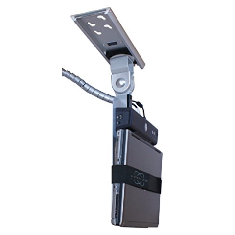 Kondator liftlap – Halterung (Desk-Mounted CPU Holder, Silber, 570 x 110 x 330 mm)