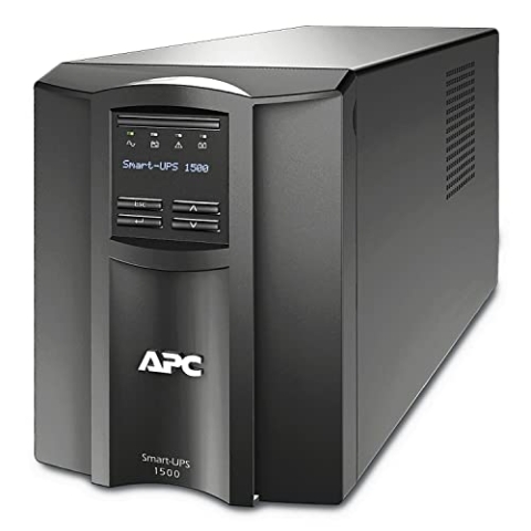 APC Smart-UPS SMT - SMT1500I - Unterbrechungsfreie Stromversorgung 1.500VA (Line Interactive, AVR, LCD Display, 8 Ausgänge IEC-C13, Shutdown Software)