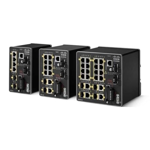 2000U Series Industrial Ethernet Switcher DIN-Schienenmontage, 8 x 10/100 + 2 x Combo Gigabit SFP