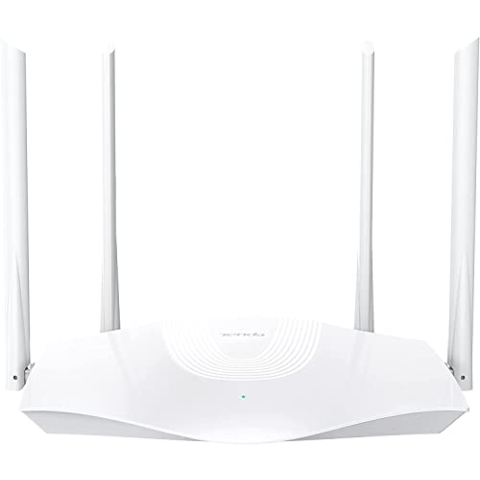 Tenda TX3 Dualband Gigabit Ethernet Router (2,4 GHz / 5 GHz) weiß