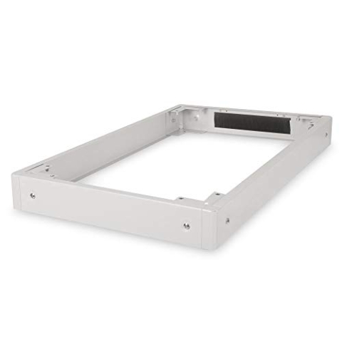 DIGITUS 10 cm Sockel für Unique & Dynamic Basic Netzwerkschränke / Unique Serverschränke von DIGITUS, 60 x 100 cm, auf 20 cm Höhe erweiterbar, Grau