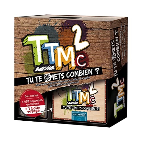 France Cartes - TU TE (RE)METS COMBIEN ? - Brettspiel - Wissenswertes - 144+ - 2-16 Spieler - Karton Cardstock - Portable - 2004 - TABLETOP_GAME