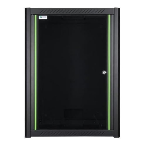 LOGON RWM16U45BL Rack zur Wandmontage, 16 U, Schwarz – Regale (Wandmontage, 16 U, Glas, rund, Schwarz, 48,3 cm (19 Zoll))