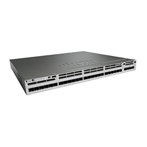 Cisco 3850 – 24S gemanaged Gigabit Ethernet (10/100/1000) 1U schwarz, grau