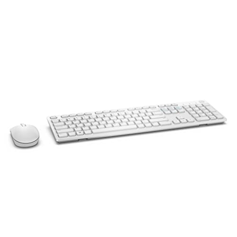 Dell KM636, Wireless, Tastatur und Maus Set, German (QWERTZ), weiß