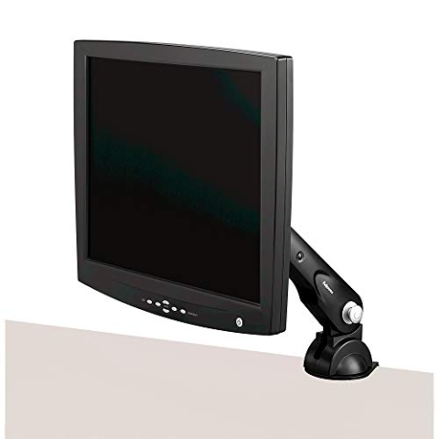 Fellowes Office Suites Monitorarm für Flachbildschirme mit Montagematerial für 13-21 Zoll große Bildschirme