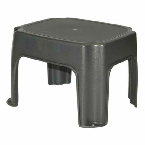 BigBuy Home Grauer Hocker