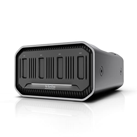SanDisk Professional PRO-BLADE - Speichergehäuse - NVMe - USB-C - Schwarz