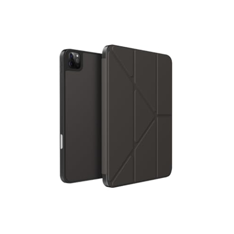 UNIQ Transformma antimikrobielle Schutzhülle für iPad Pro 11 (2021), Ebenholz, Schwarz