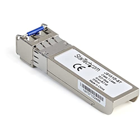 StarTech.com Transceiver Modul (SFP+ Module, 10GBase-LR HP kompatibel, Glasfaser, 1310 nm, LC Single Mode mit DDM)