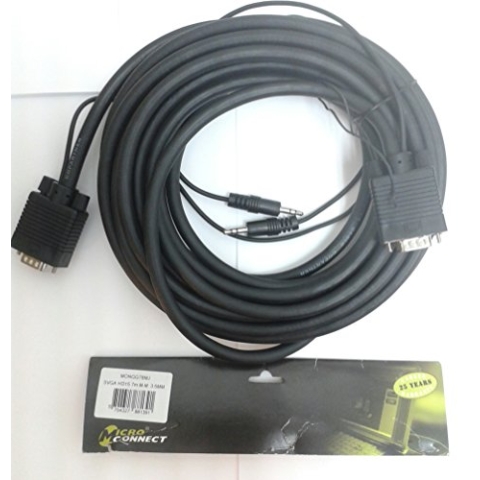 MicroConnect mongg7bmj VGA-Kabel 7 m schwarz