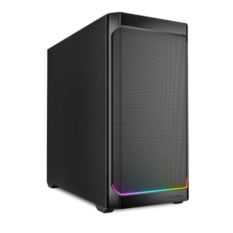 Sharkoon MK4 RGB Strip Black, mATX PC-Gehäuse