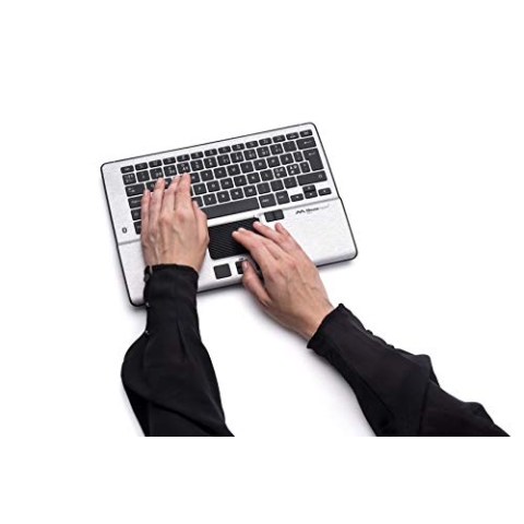 Mousetrapper Alpha Ergonomische Zeigefunktion mit Tastatur in voller Größe.