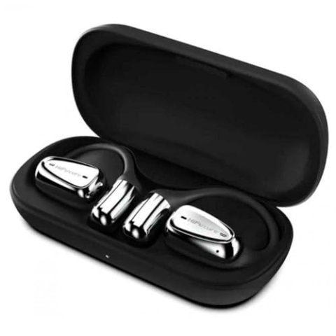 HiFuture FutureMate 2Pro Kopfhörer mit offenem Ohr, Komfort-Kopfhörer, Bluetooth, 10 Meter Reichweite, Luftleitung für Sport, IPX5 wasserdicht, kabellose Ohrhörer mit Ohrhaken, Schwarz