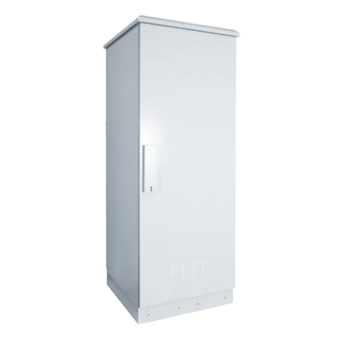 22HE 19 Zoll Outdoor Serverschrank (BxTxH) 600 x 600 x 1200mm - Weiß - Traglast 800 kg