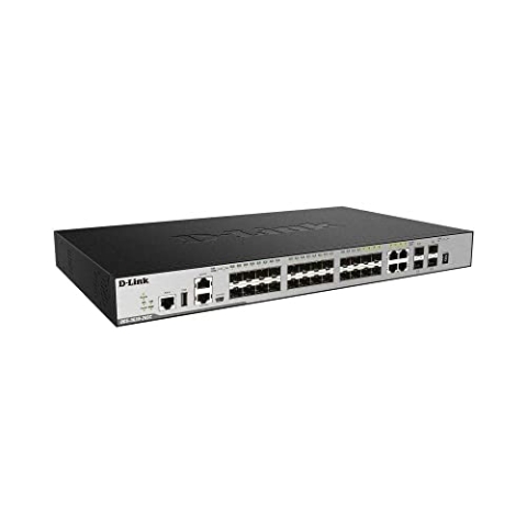 D-LINK DGS-3630-28SC/SI 28-Port Gigabit Stack Switch schwarz