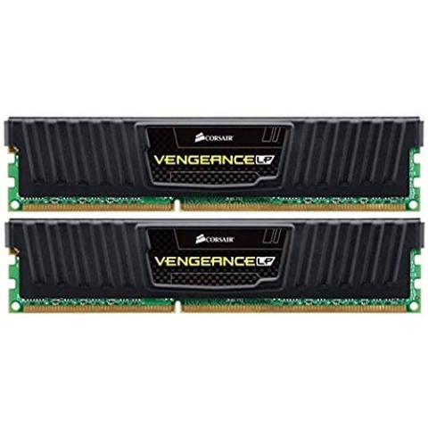 Corsair CML8GX3M2A1600C9 Vengeance Low Profile 8GB (2x4GB) DDR3 1600 Mhz CL9 XMP Performance Desktop Memory Schwarz