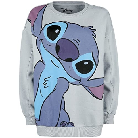 Lilo & Stitch Stitch Frauen Sweatshirt Heather Grey L