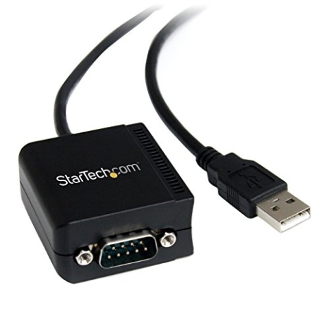 StarTech.com 2,5m 1-Port FTDI USB auf Seriell RS232 Adapter, USB zu RS232 Adapterkabel, optisch isoliert, TAA_Konform
