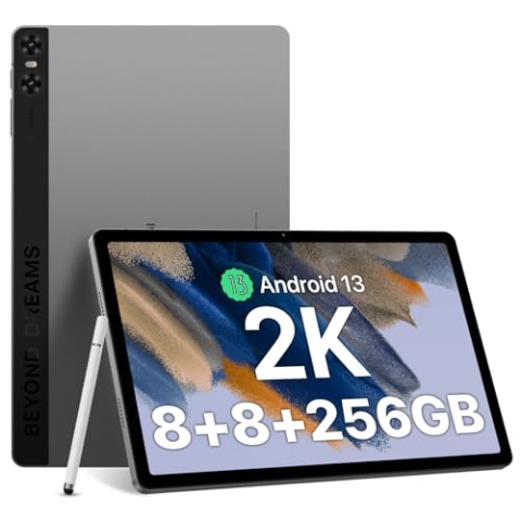 UMIDIGI Tablet Android 13, A15 Tab Tablet 11 Zoll 16(8+8) GB RAM+256GB ROM/TF 1TB, Dual SIM 4G Tablet mit Stift, 7500 mAh, 2K, 2000 * 1200HD, 13MP, Tablet PC T616 Octa-Processor/GPS/BT5.0/Face ID