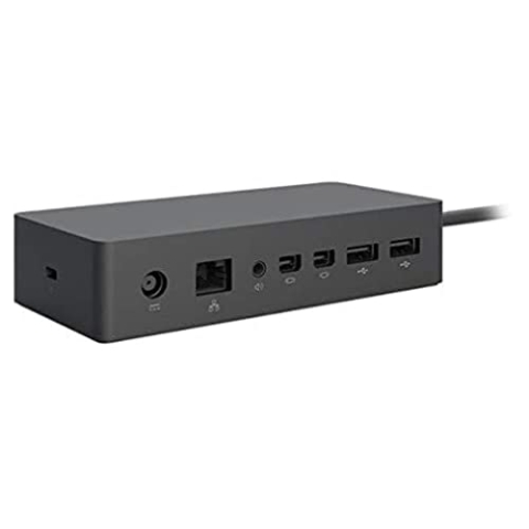 Microsoft 1661 Dock Stationen für Mobiltelefone (Microsoft Surface Cover, Tablet, Microsoft Surface Pro 3, Surface Pro 4-Oberflächenbuch, Schwarz)