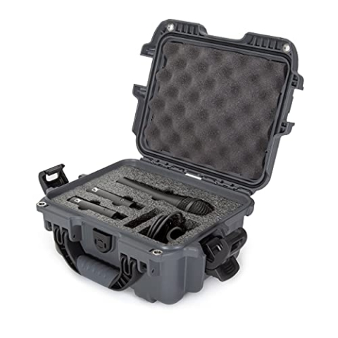 NANUK 905 Wasserdichter Hartschalenkoffer Mit Schaumstoffeinlage Passend für Sennheiser Single XS - Graphit