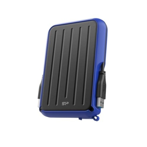Silicon Power A66 External Hard Drive 4000 GB Black Blue