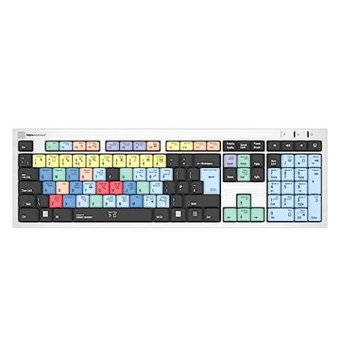 LogicKeyboard LKB-CBASE-AJPU-UK Cubase/Nuendo Slim PC Tastatur