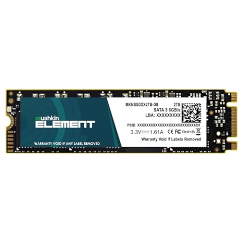 Mushkin Interne SSD Element M.2 2TB PCIe Gen3x4 NVME Internal solid state drives