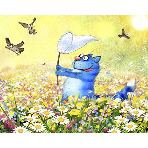 Wizardi 5D DIY Diamond Painting Kit Juni 50 х 40 cm WD259