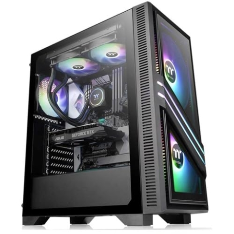 Thermaltake Versa T35 TG RGB PC Gehäuse, CA-1R7-00M1WN-00