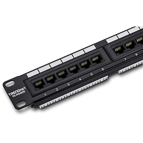 TRENDnet 24-Port Cat6 Ungeschirmt Patch Panel, TC-P24C6