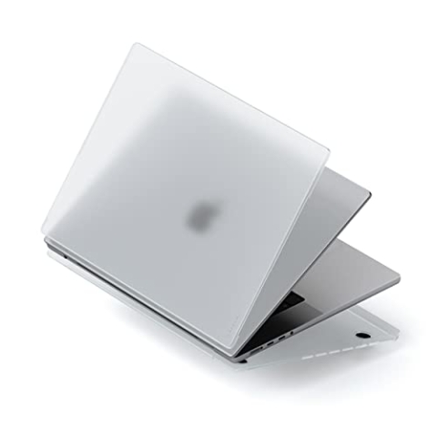 SATECHI Eco-Hartschalentasche, kompatibel mit MacBook Pro 16-Zoll Hülle 2021 A2485, leicht & schlank, MacBook-Hub & Adapter-freundliches Design, klar
