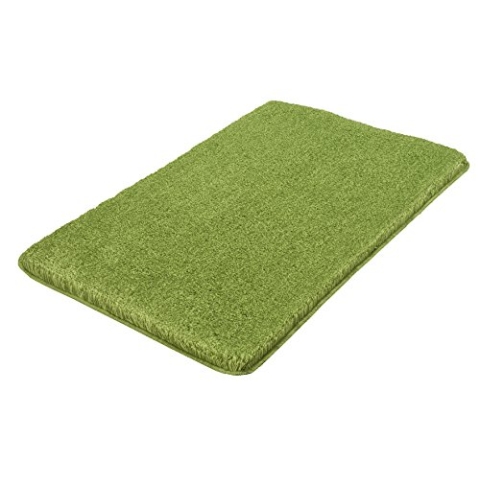 Kleine Wolke 5405615225 Badteppich Relax, 70 x 120 cm, kiwigrün