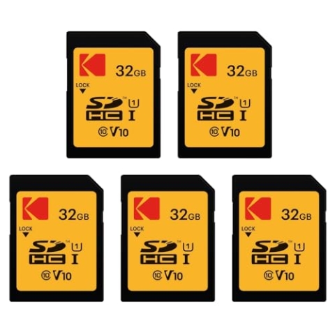 KODAK SDHC-Speicherkarten Ultra High Speed – 32 GB, 5 Stück