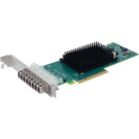 ATTO fc-164p interne Ethernet 6400 Mbit/s Karte und Adapter Netzwerk – Karten und Adapter Netzwerk (intern, kabelgebunden, PCI-e, Ethernet, 6400 Mbit/s, Grün)
