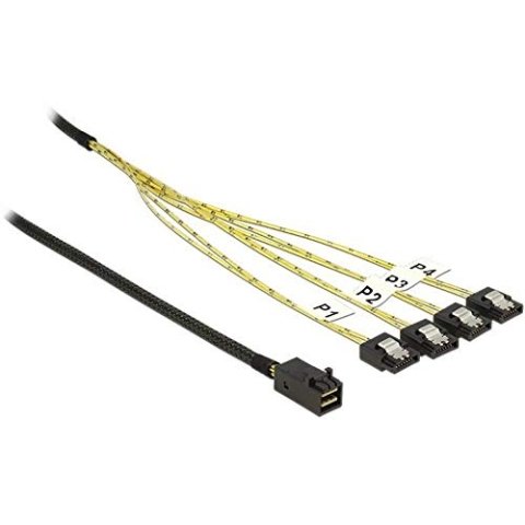 Delock 83393 CABLE SERIAL ATTACHED SCSI (SAS) 1 M